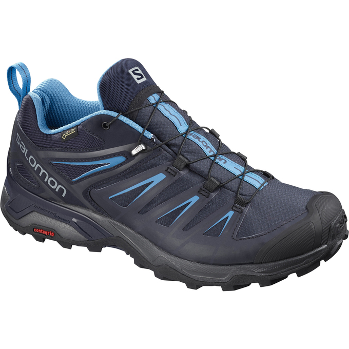 Salomon X ULTRA 3 GTX® Zapatillas Trekking Hombre - Negras / Azules - Colombia (40329-GQUS)